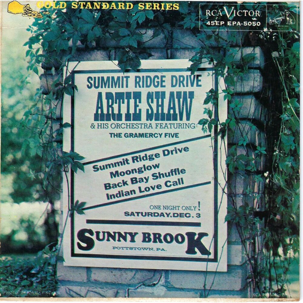 Artie Shaw 45 RPM EP "Summit Ridge Drive" RCA Victor VG+ Jazz '50